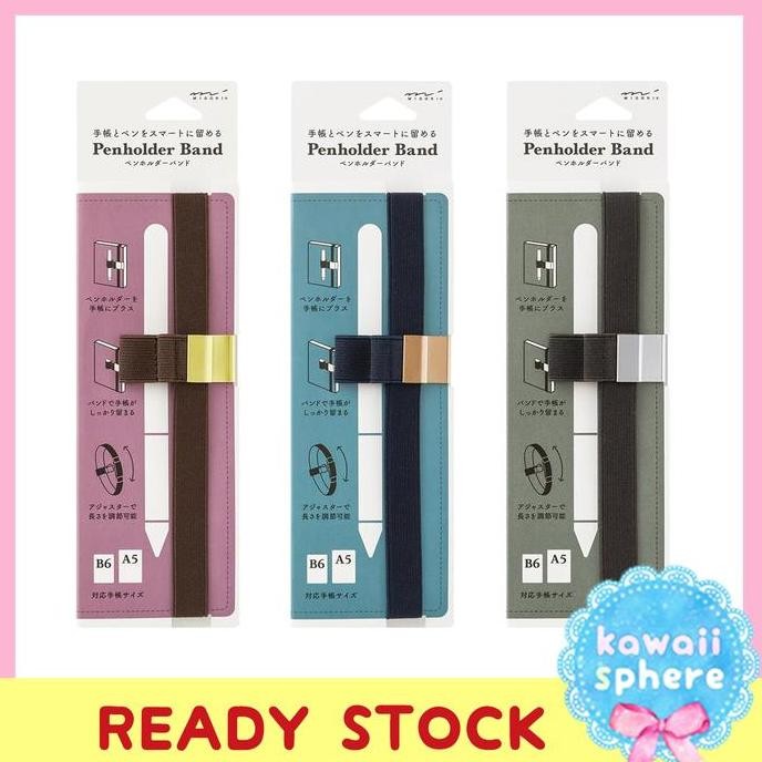 

TERBARU - Midori Penholder Band for B6-A5 Size | Book Band Midori
