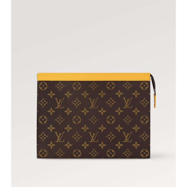 LOUIS VUITTON - LV Pochette Voyage MM - Yellow - Tas Pouch Clutch Original Product