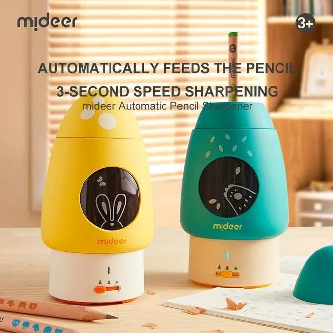 

Mideer Automatic Pencil Sharpener Nature Theme Mainan Edukasi Anak