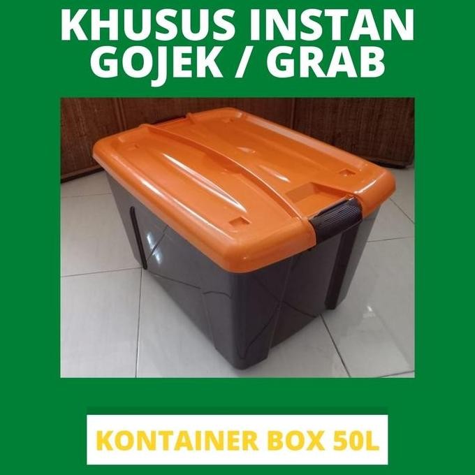 

Terlaris (Gojek) Box Container 50L Plastik / Box Kontainer 50L Termurah