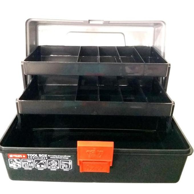 

Terlaris Tool Box Kotak Perkakas 3 Susun Lion Star