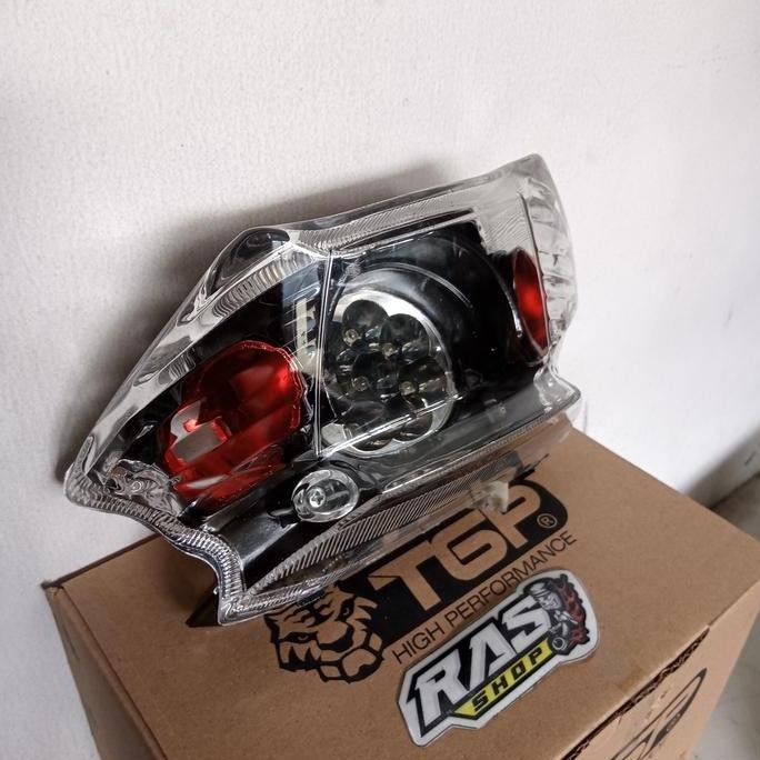 lampu belakang mio sporty dan smile LED custom smoke