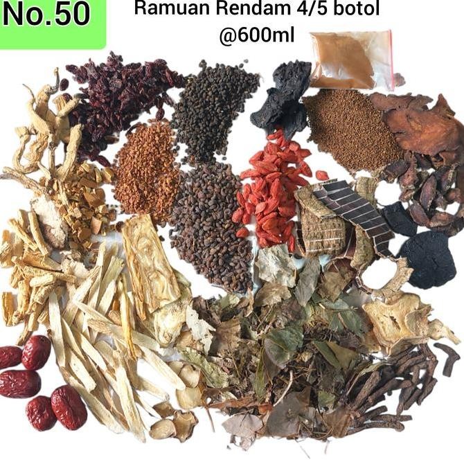 

TERBARU - Paket Ramuan Rendaman Bahan Rendam Ramuan Kesehatan 5 Botol