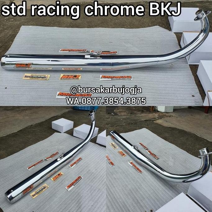 knalpot rx king standar racing bkj chrome