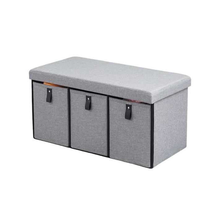 

Terlaris Informa 80X40 Cm Wilko Kotak Penyimpanan Lipat - Abu-Abu Wadah Kotak Simpan Serbaguna Foldable Storage Box Dengan Handle Boks Organizer