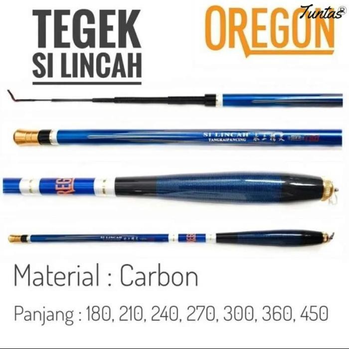 Promo Extra Bonus | Joran Tegek Material Carbon Oregon Silincah Rawit Stone Atlantis Bambu Runcing S