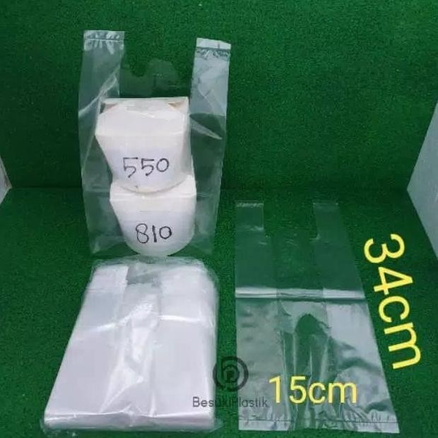 (Expert) PP Kresek Bening Kecil 15x34 / Kantong Plastik Bening Thinwall Mangkok