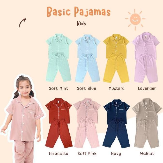 Tersedia Yobebee Piyama Katun Lembut Bayi dan Anak Usia 1 2 3 4 6 8 10 Tahun Baju Tidur One Set Paja