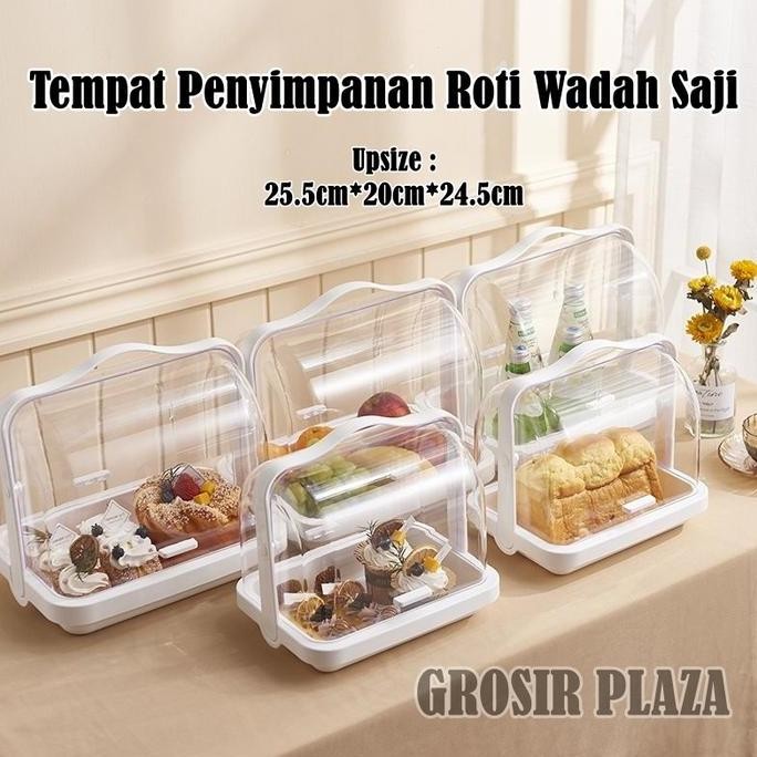 

Terlaris Bread Storage / Tempat Penyimpanan Roti / Wadah Roti White