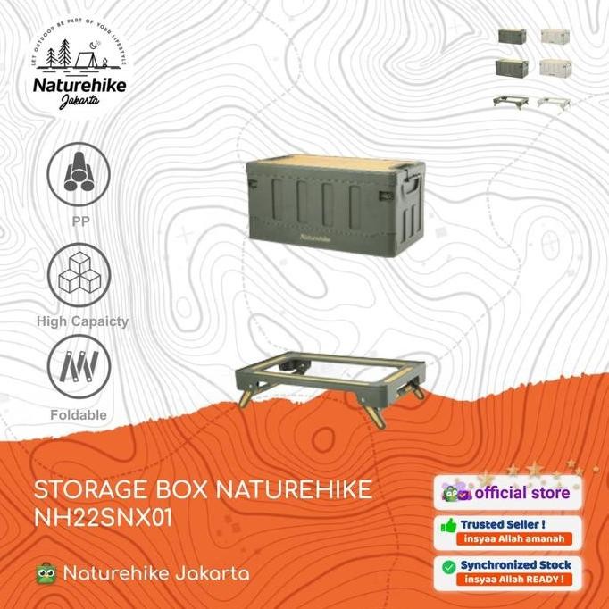 

Terlaris Storage Box Lipat Camping Portable 30 - 60 Liter Naturehike Nh22Snx01