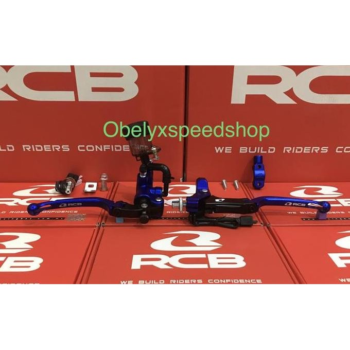 Paket Master Rem RCB S1 14MM dan Kopling tipe S1 - Blue/ Biru