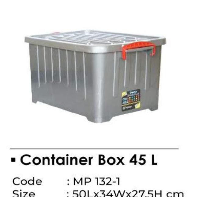 

Terlaris Container Box Silver Mkw 45 //60// Box Container Plastik Dengan Roda / Kontainer Boxtempat Penyimpanan// Box Serbaguna Kontener Box Jualan Box Cb Box Pakaian