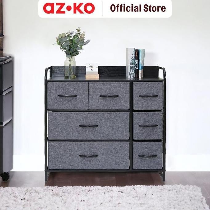 

Terlaris Azko Stora Laci Penyimpanan 7 Tingkat Soft - Abu-Abu