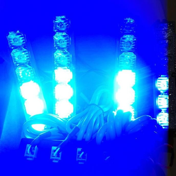 Strobo led 4kotak 6led 4-6H split