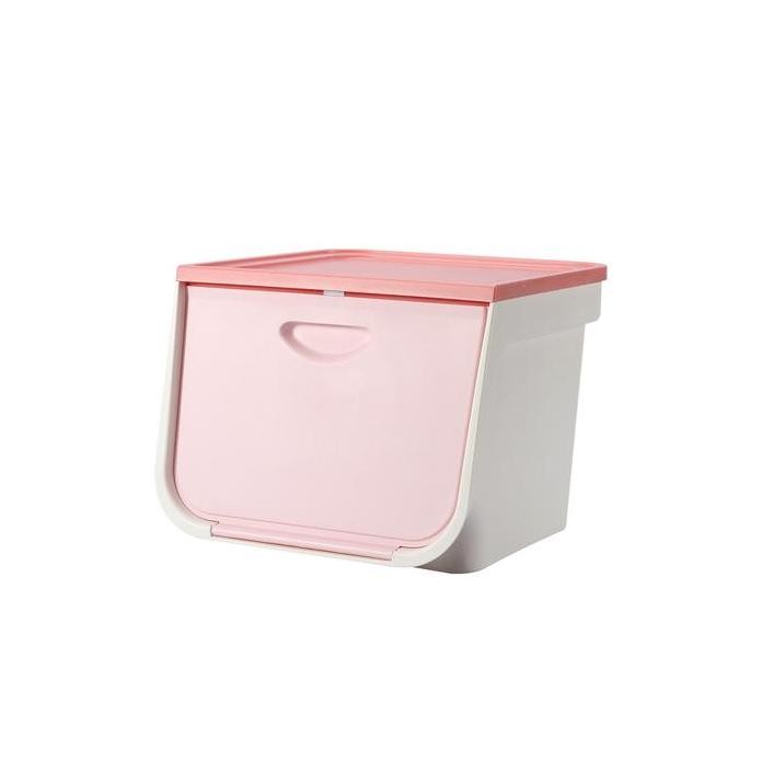 

Terlaris Iuiga Stackable Drop-Down Lid Storage Box (M) || Tempat Penyimpanan