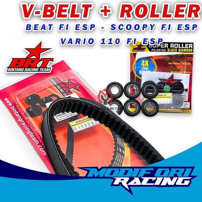 Beat Esp - Paket Vbelt Roller Brt Beat Fi Esp Roller Brt Scoopy Fi Esp Vanbelt Brt Vario 110 Fi Esp