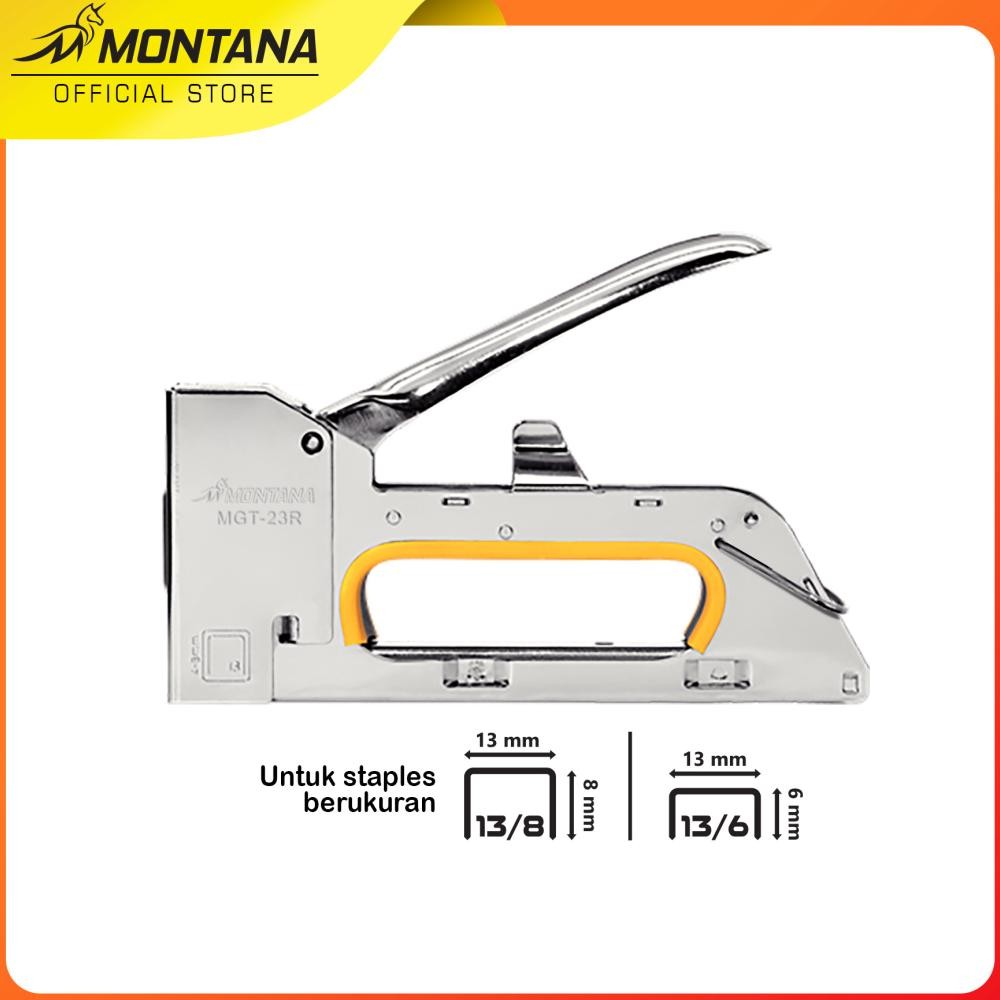 

MONTANA GUN TACKER STAPLER TEMBAK 17.5X8X2.2 CM HEKTER STAPLES MGT-23R