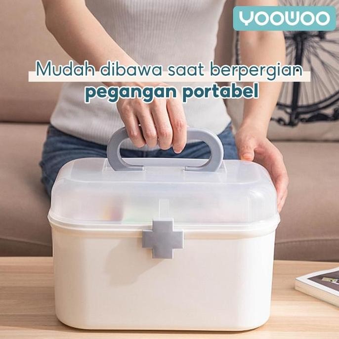 

Terlaris Kotak Obat / Penyimpanan Serbaguna / Medicine Box / Storage Box Serbag