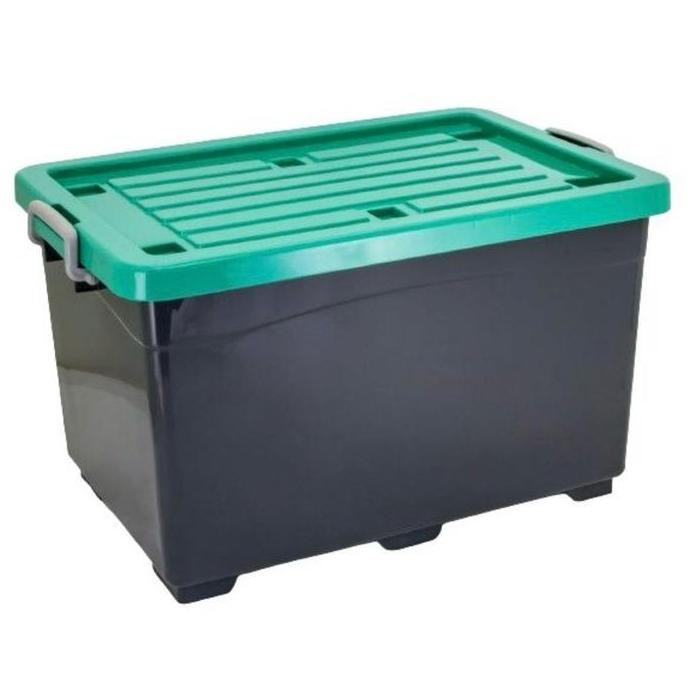 

Terlaris Green Leaf Atari 9861 Container Box 75 Liter Heavy Duty Kotak Plastik