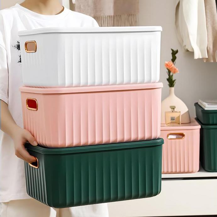 

Terlaris Beli LokalInaso Kotak Penyimpanan Tutup Bahan Tebal Dan Kokoh Plastik Elastis Multifungsi Serbaguna Bin Pantry Storage Box Hsb786