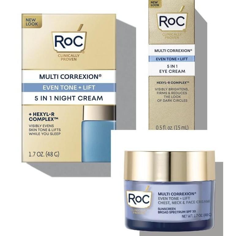 Roc Skincare Multi Correxion Even Tone + Lift Eye Night Cream Spf 30