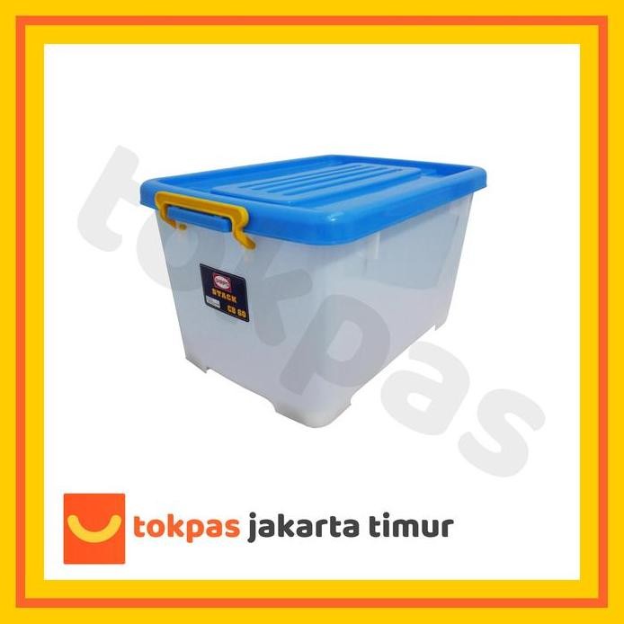 

Terlaris [Khusus Gojek/Grab] Container Cb 60 Stack / Box Penyimpanan Shinpo