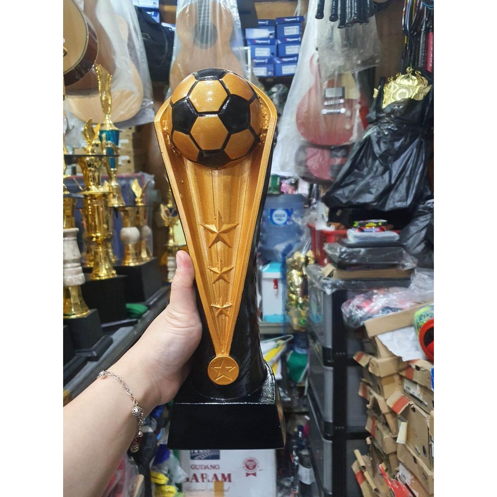 TROPHY PIALA RESIN SEPAK BOLA FUTSAL BEST PLAYER TOP SCORE