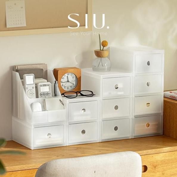 

Terlaris Yugen Laci Lemari Plastik Susun Premium Drawer Stackable Organizer