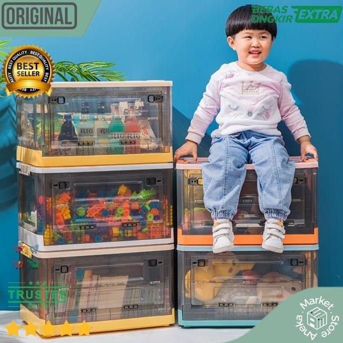 

Terlaris Ams Kotak Penyimpanan Mainan Serbaguna | Storage Box Organizer Lipat