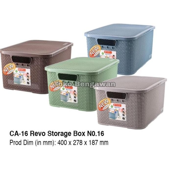 

Terlaris Lion Star Revo 16 Liter Storage Box Tempat Penyimpanan [Ca-16]