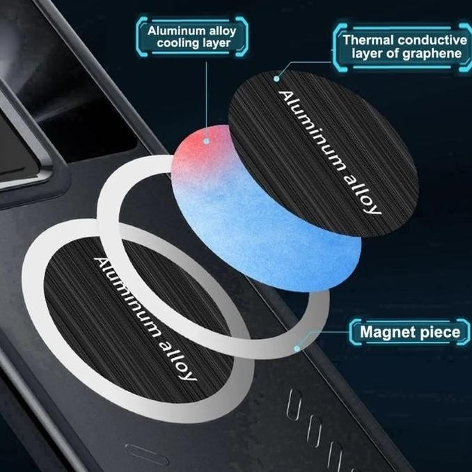 Case Cooling Infinix Gt 20 Pro / Gt 10 Pro 5G Casing Gaming Magsafe Fan Heat Wireless Charger Terlar