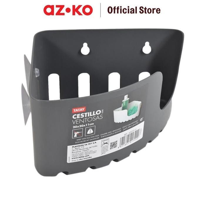 

Terlaris Azko Tatay 20X8.5X11 Cm Keranjang Penyimpanan Sudut - Abu-Abu