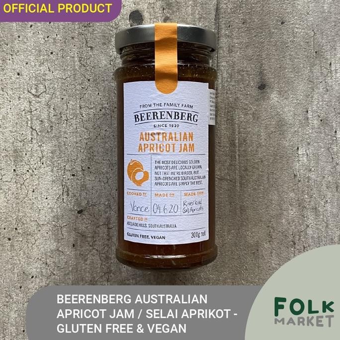

(Expert) BEERENBERG Australian Apricot Jam / Selai Aprikot - Gluten Free 300 gr