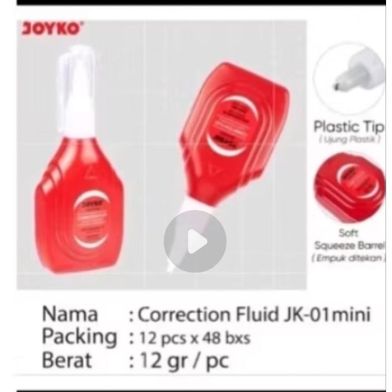 

CORRECTION TAPE JK-01 MINI@12 PCS
