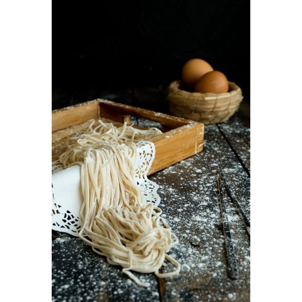 

(Expert) Mie Pangsit Bulat dan Gepeng 1kg ( 12 porsi)