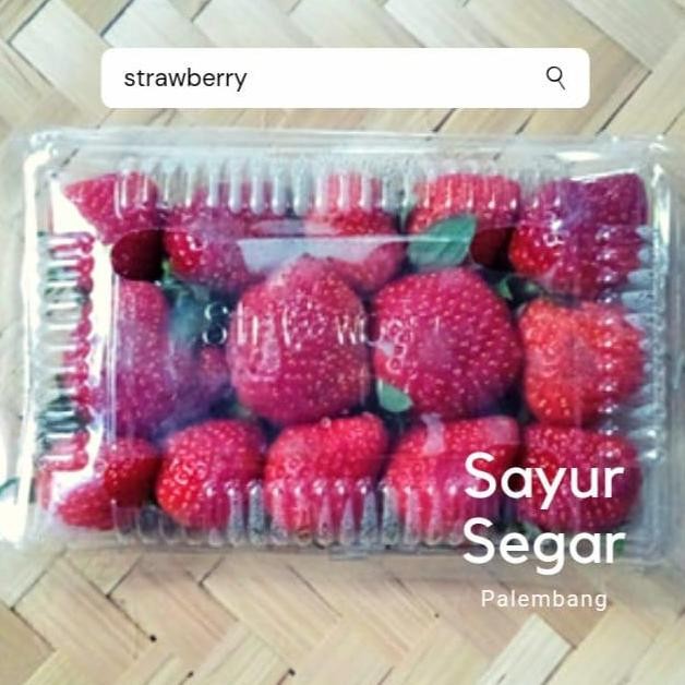 

Buah Strawberry per Cup Sayur Segar Palembang