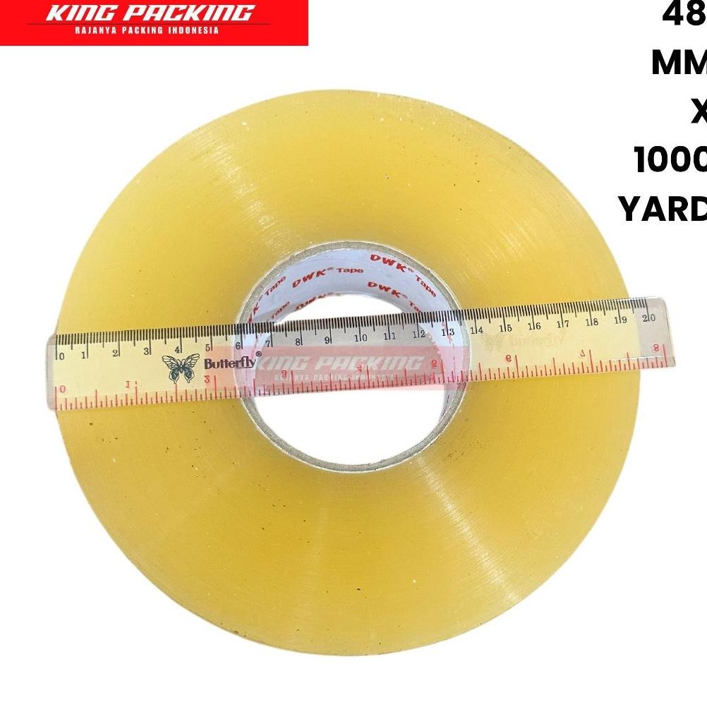 

(INSTANT) Lakban Super Jumbo Bening / Coklat 45MM X 1000 Yard (DUS) AST