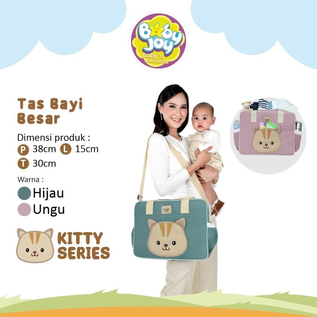 Baby Joy Tas Bayi Besar Kitty Series Hijau/Ungu