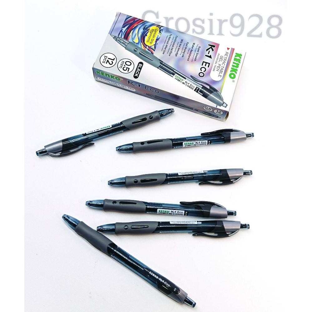 

(Per 12) Balpoint / Pena Gel / Pen Gel Kenko K-1 / K1 ECO