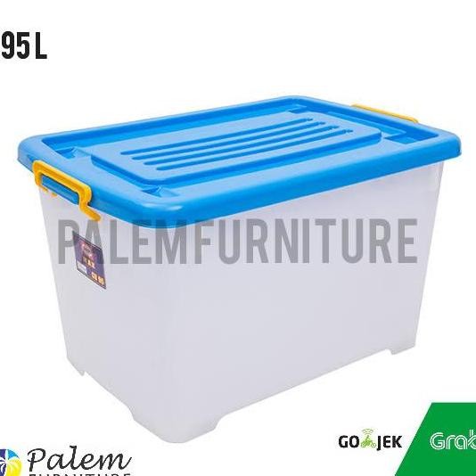 

Terlaris Container Box Serbaguna Roda 95 Liter Shinpo