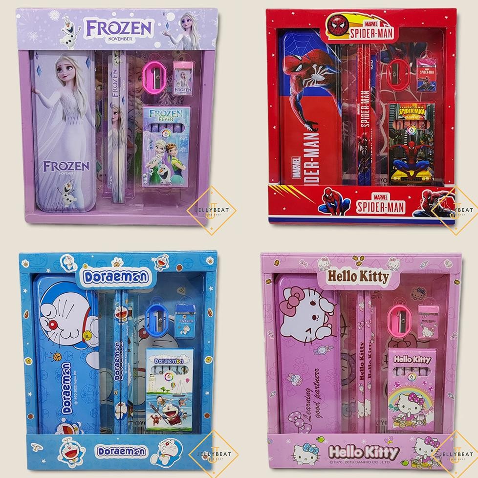 

STATIONERY PAKET ALAT TULIS SET KARAKTER 8015 / SUVENIR ULANG TAHUN