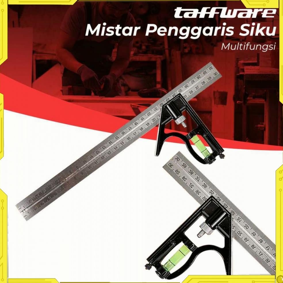 

Mistar Penggaris Siku Tukang Multifungsi -TL492 AST