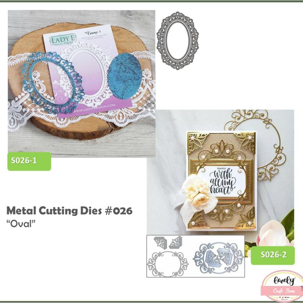 

Metal cutting dies #026 - cetakan stensil doily, doilies, round, oval, lace metal cutting dies untuk stencil, mahar, journal, bujo, cards, scrapbook AST