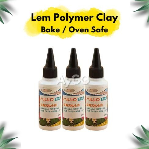 

59ml Lem Polymer Clay / Bake adhesive glue for oven bake polymer clay AST