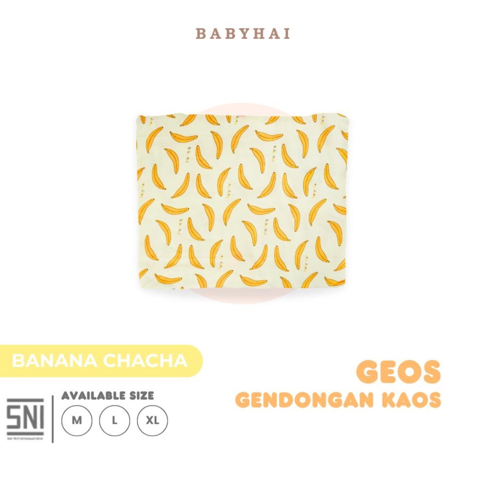 Baby Hai Geos - Gendongan Kaos 2 Lapis Katun Lembut