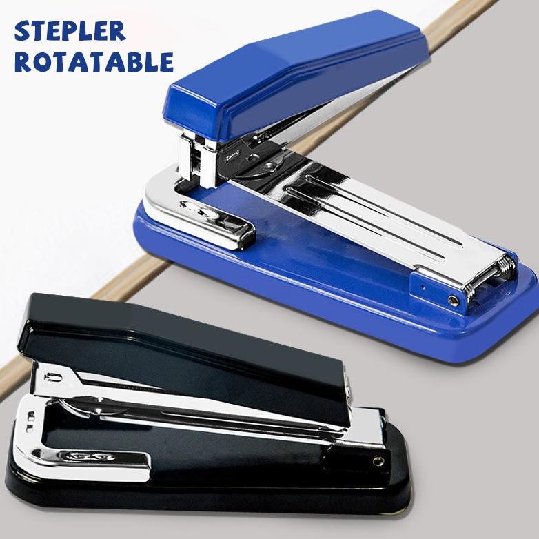 Stapler, stapler yang dapat diputar, stapler multifungsi hemat tenaga kerja besar, mesin penjilid bu