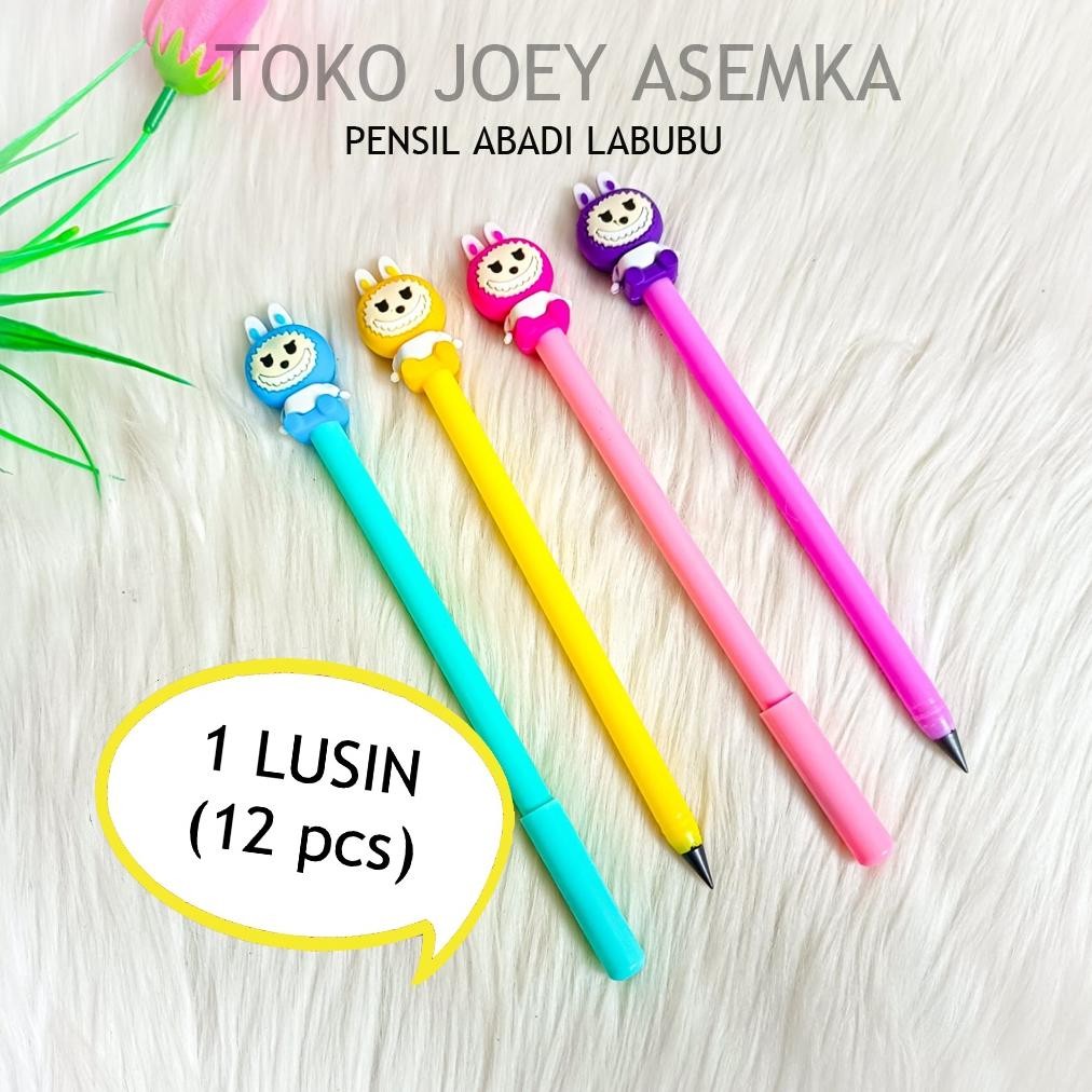 

(12 PCS) PENSIL ABADI LABUBU INFINITE GRAPHITE PENCIL GRAFIT POP MART LISA BLACKPINK