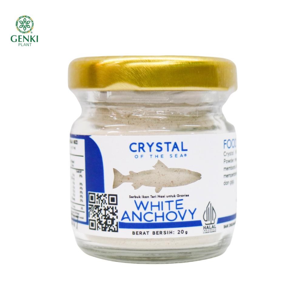 

Crystal of the Sea White Anchovy Powder / Bubuk Ikan Teri Nasi - 20 g