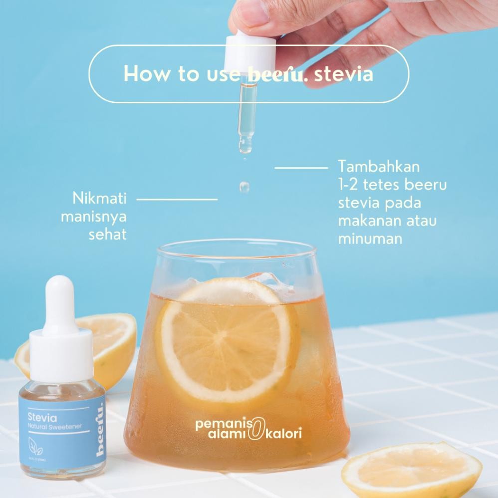 

Beeru Stevia Pemanis Alami Paket Dobel - 0 Kal