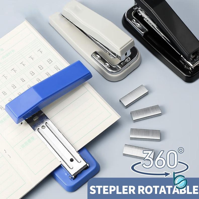 

Triple Stapler stepler rotatable/stapler max Rotatable 360/Dapat dijepit 25 Lembar-Best Stationary AST
